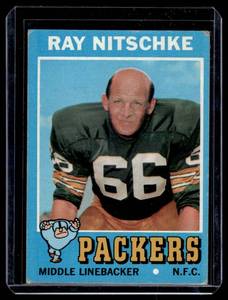 lot 39A image: Ray Nitschke  1971 Topps #133 Green Bay Packers