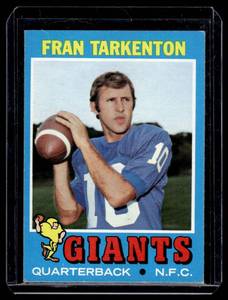 lot 40A image: Fran Tarkenson  1971 Topps #120 New York Giants