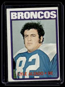 lot 45A image: Lyle Alzado RC 1972 Topps #106 Denver Broncos Rookie