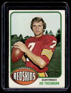 lot 60A image: Joe Theismann 2nd Year  1976 Topps #231 Washington Redskins