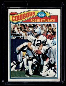 lot 62A image: Roger Staubach  1977 Topps #45 Dallas Cowboys