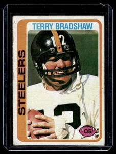 lot 65A image: Terry Bradshaw  1978 Topps #65 Pittsburgh Steelers