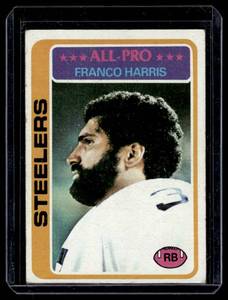 lot 71A image: Franco Harris  1978 Topps #500 Pittsburgh Steelers