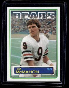 lot 92A image: Jim McMahon RC 1983 Topps #33 Chicago Bears Rookie