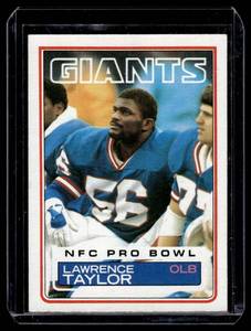 lot 93A image: Lawrence Taylor  1983 Topps #133 New York Giants