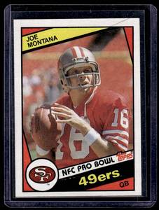 lot 95A image: Joe Montana  1983 Topps #6 San Francisco 49ers