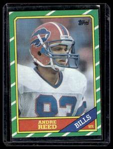 lot 99A image: Andre Reed RC 1986 Topps #388 Buffalo Bills Rookie