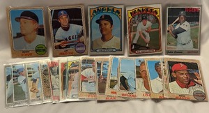 lot 120A image: 1968 1970  1972 20 Topps 20 Card Vintage Baseball Lot