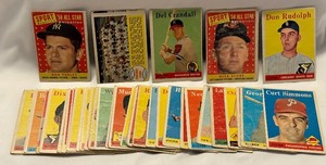 lot 123A image: 1958 Topps 36 Card Vintage Baseball Lot