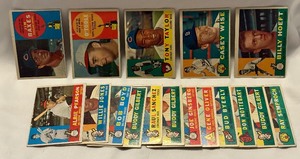 lot 128A image: 1960 Topps 17 Card Vintage Baseball Lot