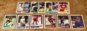 lot 146A image: 1980s Hockey 13 Card Vintage, Stars, and Rookie Lot