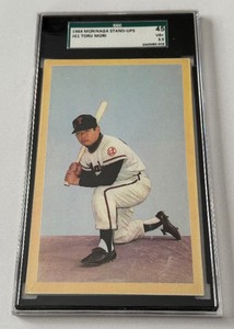 lot 152A image: 1964 Morinaga Stand-Ups Toru Mori #JG1 SGC 3.5 Vintage Japanese Baseball Card