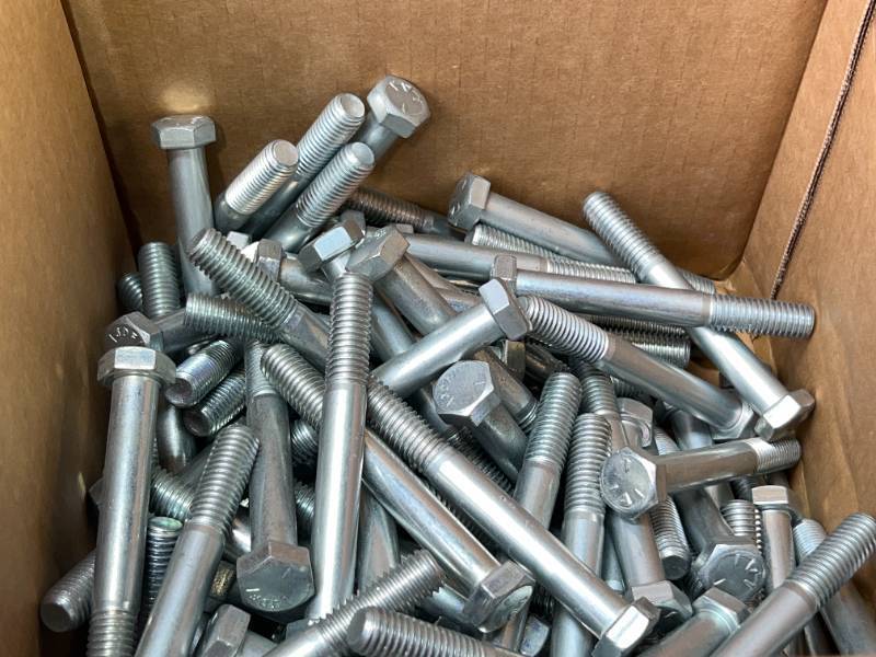 lot 10196 image: 32LB Box of Hex Bolts