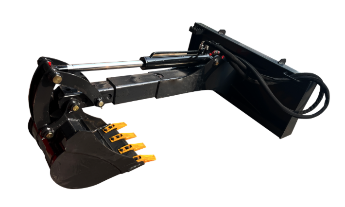 lot 4130 image: Landhonor Big Arm Backhoe for Skidsteer (BH-12-72D)