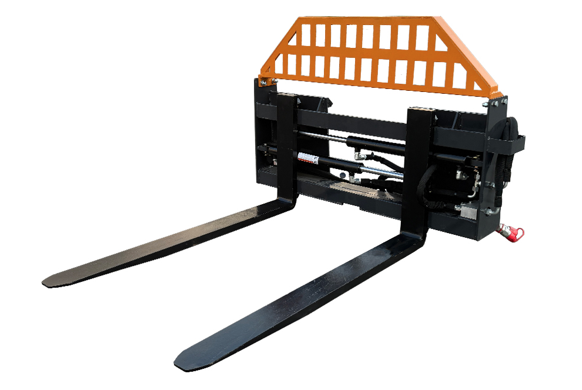 lot 4344 image: Landhonor Heavy Duty Hydraulic Forks and Frame (HPF-11-3000G)