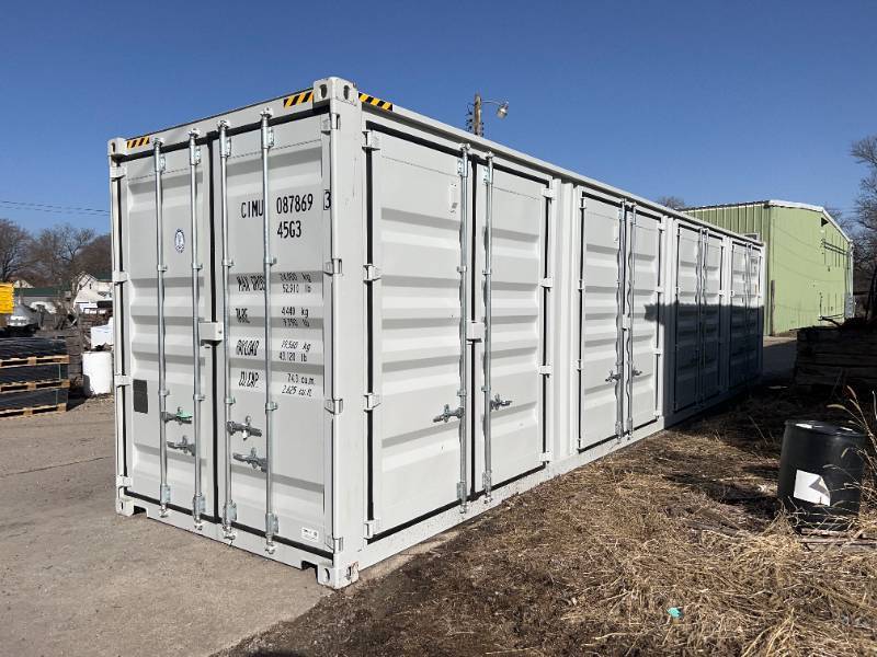 lot 31 image: CIMU0878693  Sea Container with 4 Side Doors, 40HC, Single Trip (AGT)