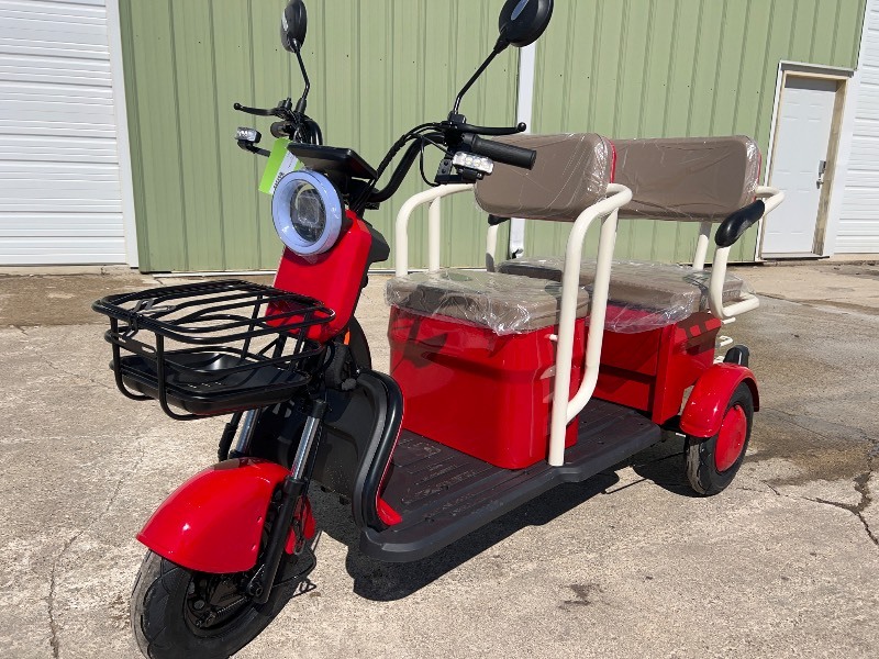 2026 SDLANCH Electric Tricycle Mini Golf Cart (IRGC40) - Red