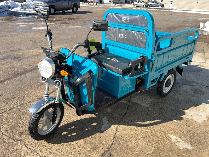 2026 SDLANCH 3-Wheel Electric Tricycle Vehicle (IRET13) - Blue