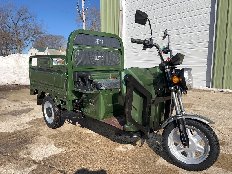 2026 SDLANCH 3-Wheel Electric Tricycle Vehicle (IRET13) - Army Green