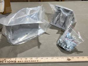 lot 10097 image: Ultimate Toolbox Security Floor Mount Brackets