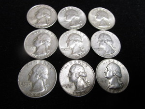 lot 72 image: Washington Quarters