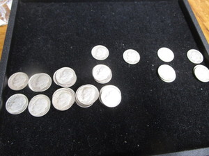 lot 76 image: Roosevelt Dimes