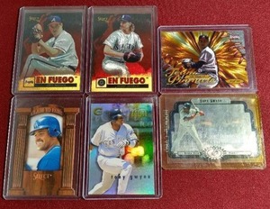 lot 3 image: (6) 1990s Baseball HOFer Insert Cards