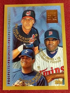 lot 8 image: 1998 Topps David Ortiz Prospect Card - Minted in Cooperstown SP