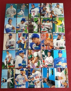 lot 15 image: 1993 Upper Deck On Deck Complete Insert Set - Griffey, Thomas, Etc