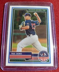 lot 32 image: 2023 Stars & Stripes Paul Skenes Prospect Card