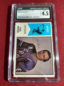 lot 35 image: 1974-75 O-Pee-Chee Poul Popiel - CGC 4.5