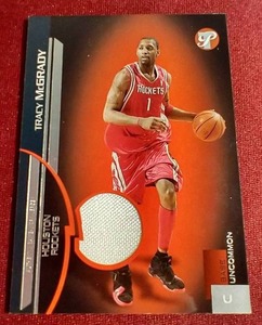 lot 57 image: 2005 Tracy McGrady Game-Worn Jersey Card #d500