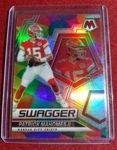 lot 79 image: 2022 Mosaic Patrick Mahomes Prizm Card