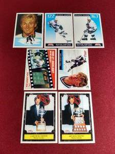 lot 84 image: (7) Score Wayne Gretzky Cards