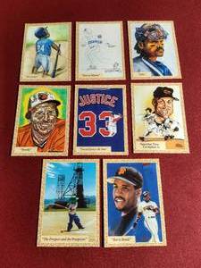 lot 90 image: 1998 Sports Illustrated Then and Now Art of the Game Insert Set - Cool Griffey