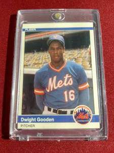 lot 98 image: 1984 Fleer Update Dwight Gooden Rookie Card
