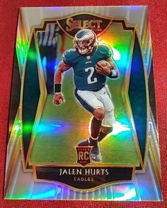 lot 109 image: 2020 Select Jalen Hurts Rookie Prizm Card
