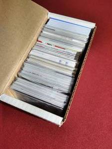 lot 117 image: Box of Baseball Rookie Cards