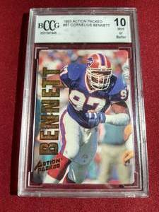 lot 124 image: 1993 Action Packed Cornelius Bennett - BCCG 10