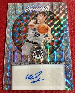 lot 132 image: 2022-23 Mosaic Wally Szczerbiak Autograph Card