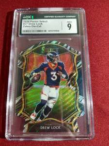 lot 135 image: 2020 Select Drew Lock Zebra Die-Cut - CGC 9