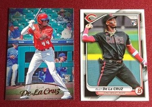 lot 152 image: (2) Elly De La Cruz Rookie Cards
