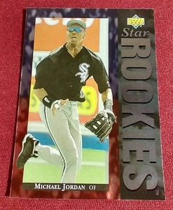 lot 169 image: 1994 Upper Deck Michael Jordan Baseball Rookie Card