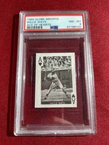 lot 179 image: 1969 Globe Imports Willie Mays - PSA 8