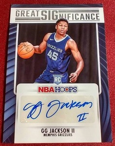 lot 198 image: 2023-24 Hoops GG Jackson II Autograph Rookie Card