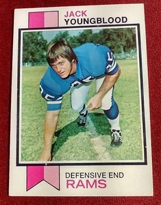 lot 210 image: 1973 Topps Jack Youngblood Rookie Card