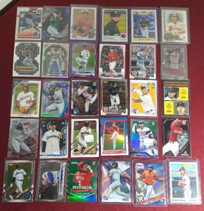 lot 218 image: (30) Baseball Rookie Cards - Jarren Duran, Cal Raleigh, Etc