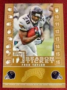 lot 248 image: 2007 Topps Exclusive Fred Taylor - #d10