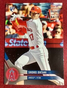 2018 Topps Shohei Ohtani National Baseball Card Day Rookie Card
