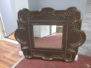 lot 74 image: (STR) Large Decorative Wall Mirror ...
